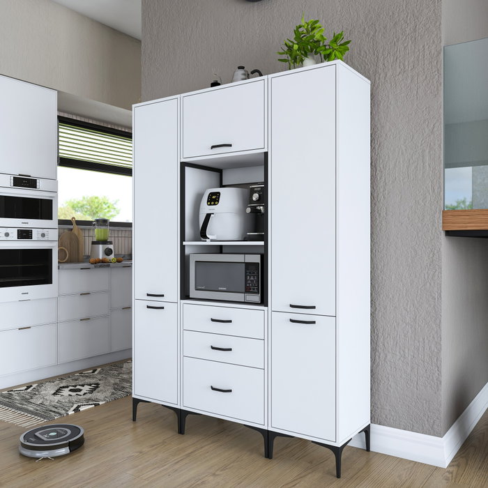 Hanah Home Armario Multiusos Blanco JE145 - 3115 Hanah Home Armario Multiusos Blanco JE145 - 3115